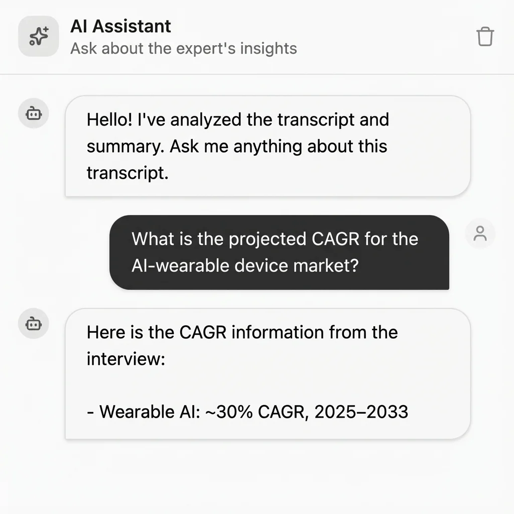 A structured insight database